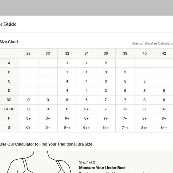 Knix Wingwoman Contour Bra Size 8 Fits Size 40D, 40DD, 40DDD, 42D, 42DD Wireless