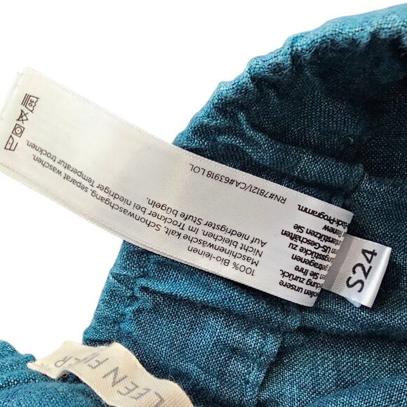 Eileen Fisher 100% Linen Pull On Pant