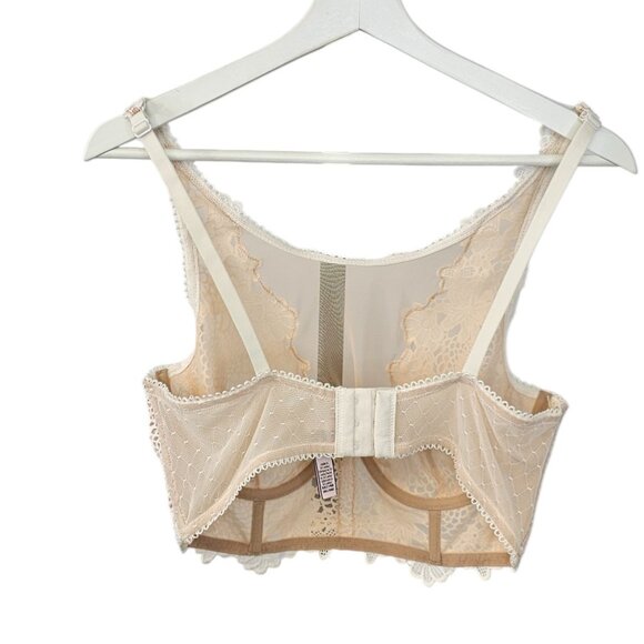 Victoria's Secret Dream Angels embroidered mesh underwire bra