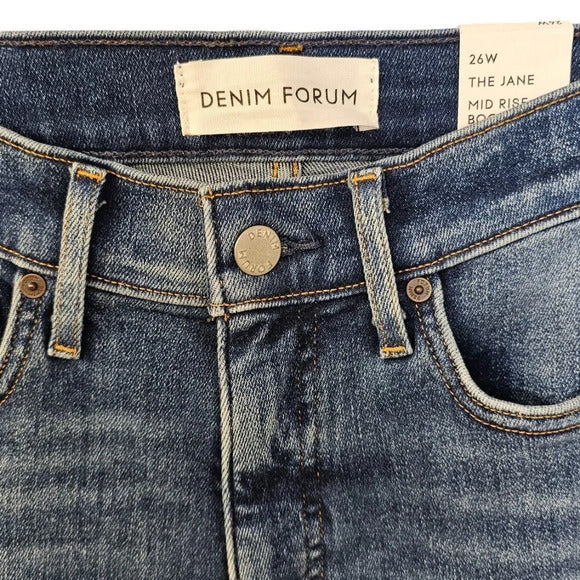 Denim Forum The Jane Mid Rise Boot