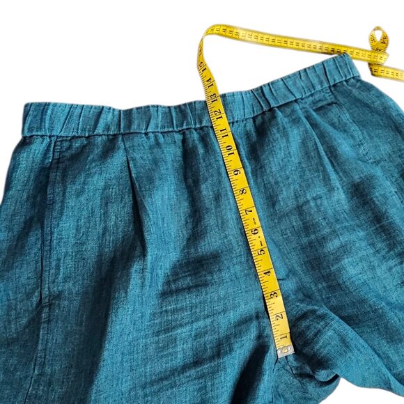 Eileen Fisher 100% Linen Pull On Pant