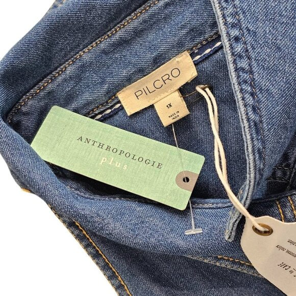 Anthropologie Pilcro Sleeveless Halter Swing Midi Dress