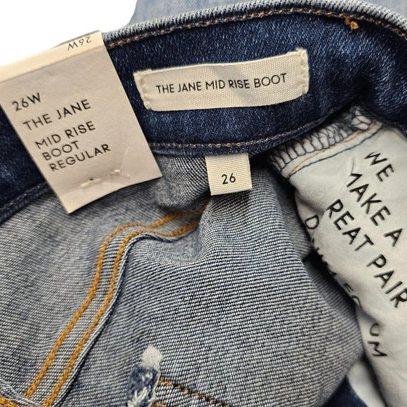 Denim Forum The Jane Mid Rise Boot