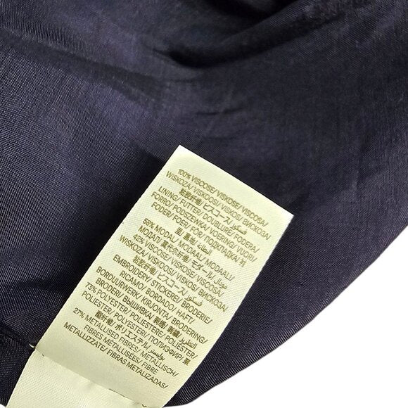 Boden Embroidered V-Neck Midi Dress