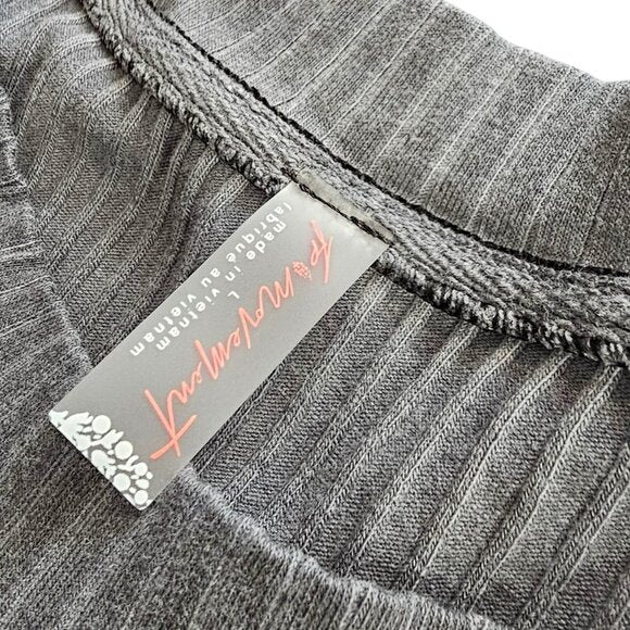 Free People Movement Position Tunic Layer Long Sleeve Shirt Dress