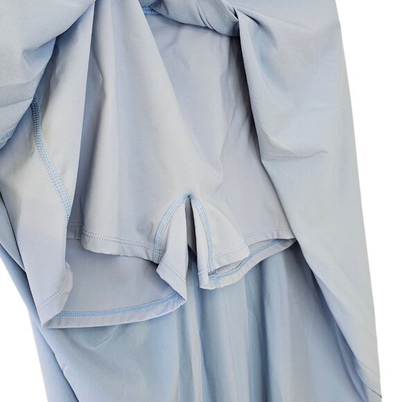 Halara Breezeful High Waisted, High Low Ruffle 2 in 1 Maxi Skirt