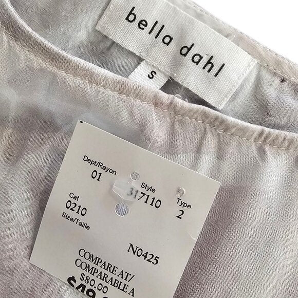 Anthropologie Bella Dahl Cinch Bottom Sheer Blouse