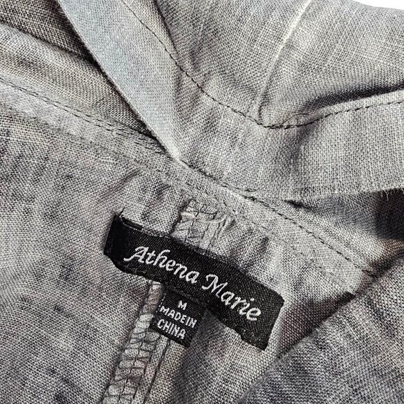 Athena Marie 100% Linen Lagenlook Long Dress