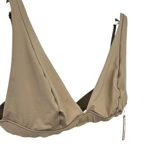 SKIMS Recycled Swim Plunge Bikini Top
