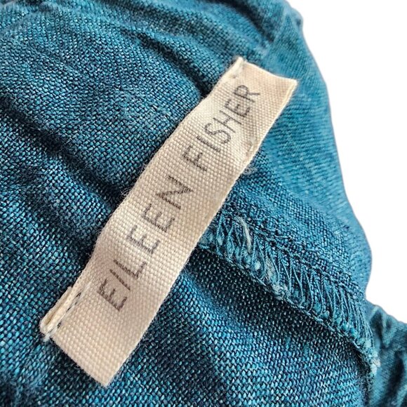 Eileen Fisher 100% Linen Pull On Pant