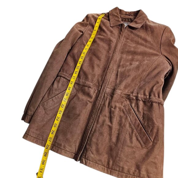 Wilson's Leather Cinch Waist Genuine Leather Jacket