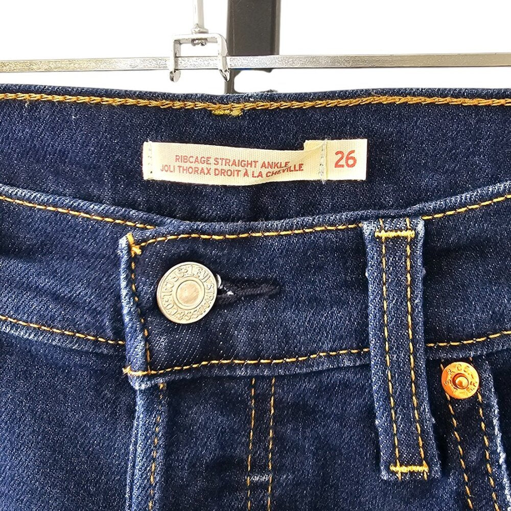 Levi's Womens Ribcage Straight Ankle Jeans