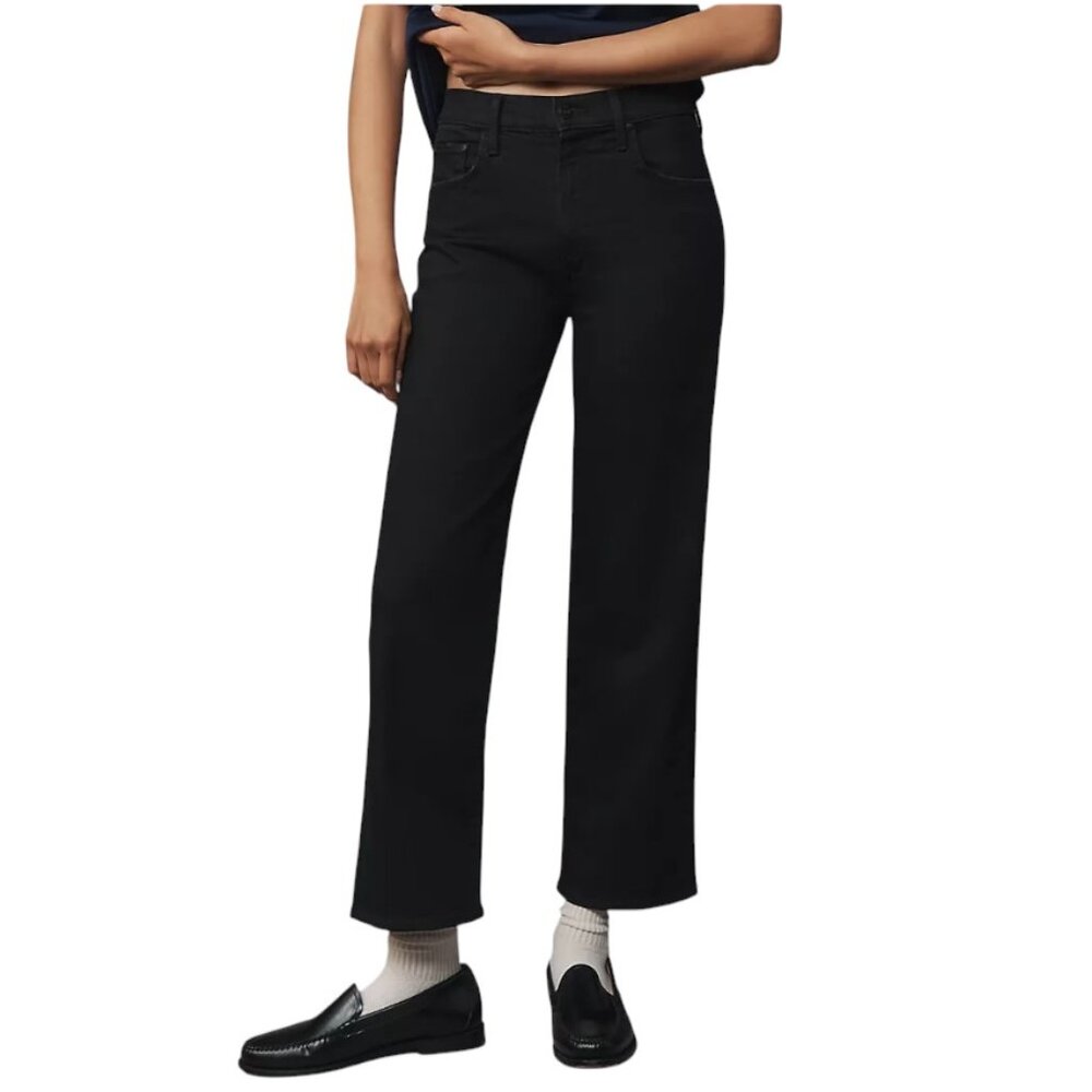 MOTHER The Rambler High-Rise Straight-Leg Ankle Jeans