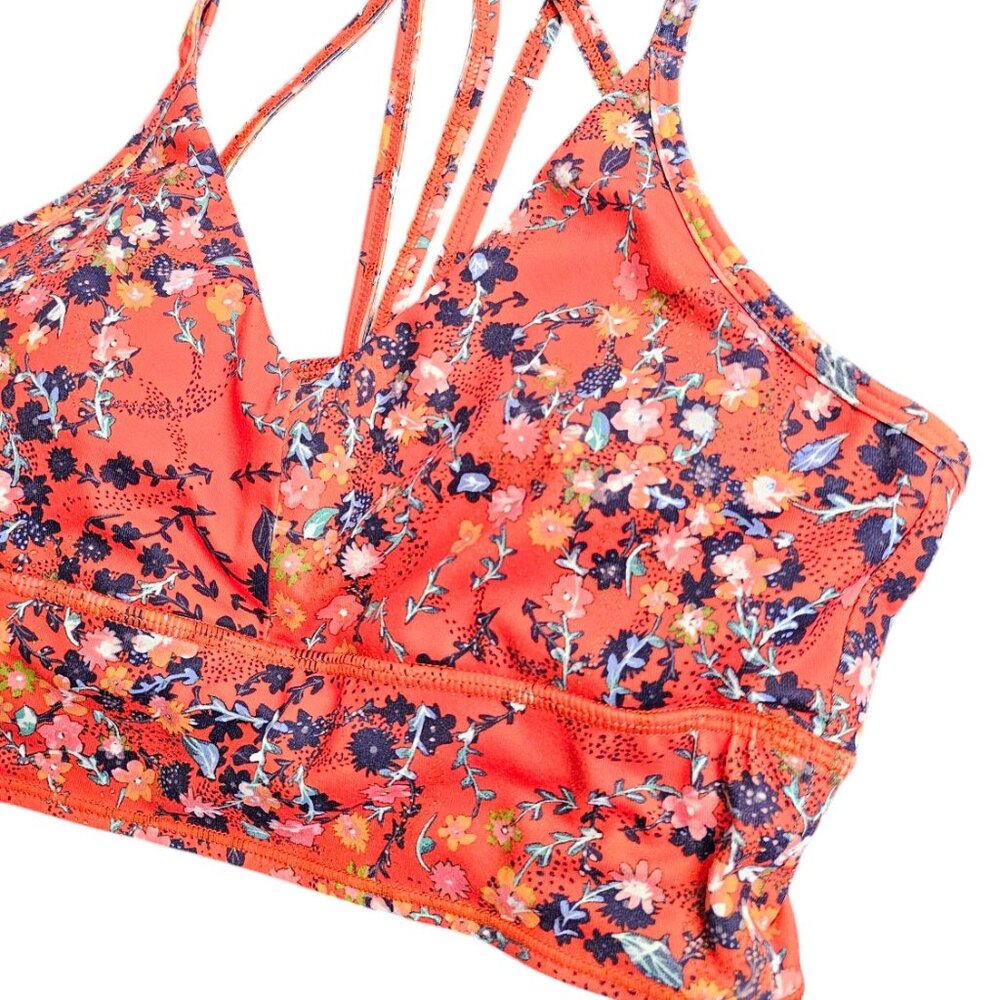 Born Primitive Floral Strappy Back Sports Bra