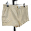 Abercrombie & Fitch Womens Gold Metallic, Cream Shorts