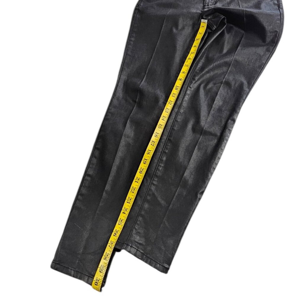 Eileen Fisher Womens Coated Jeans