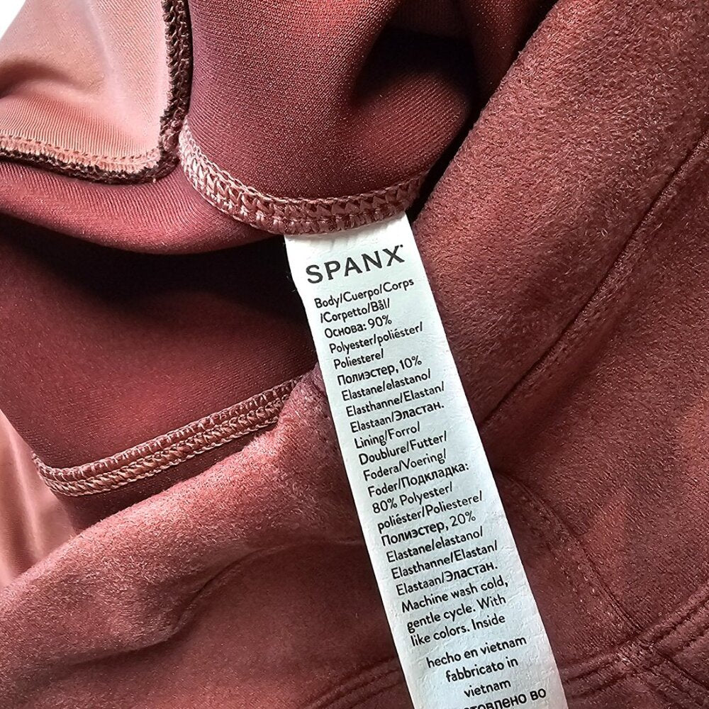 SPANX Womens Faux Suede Leggings
