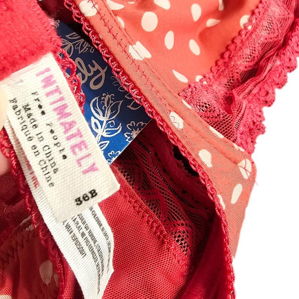 Free People Intimately Free Polka Dot Underwire Bra