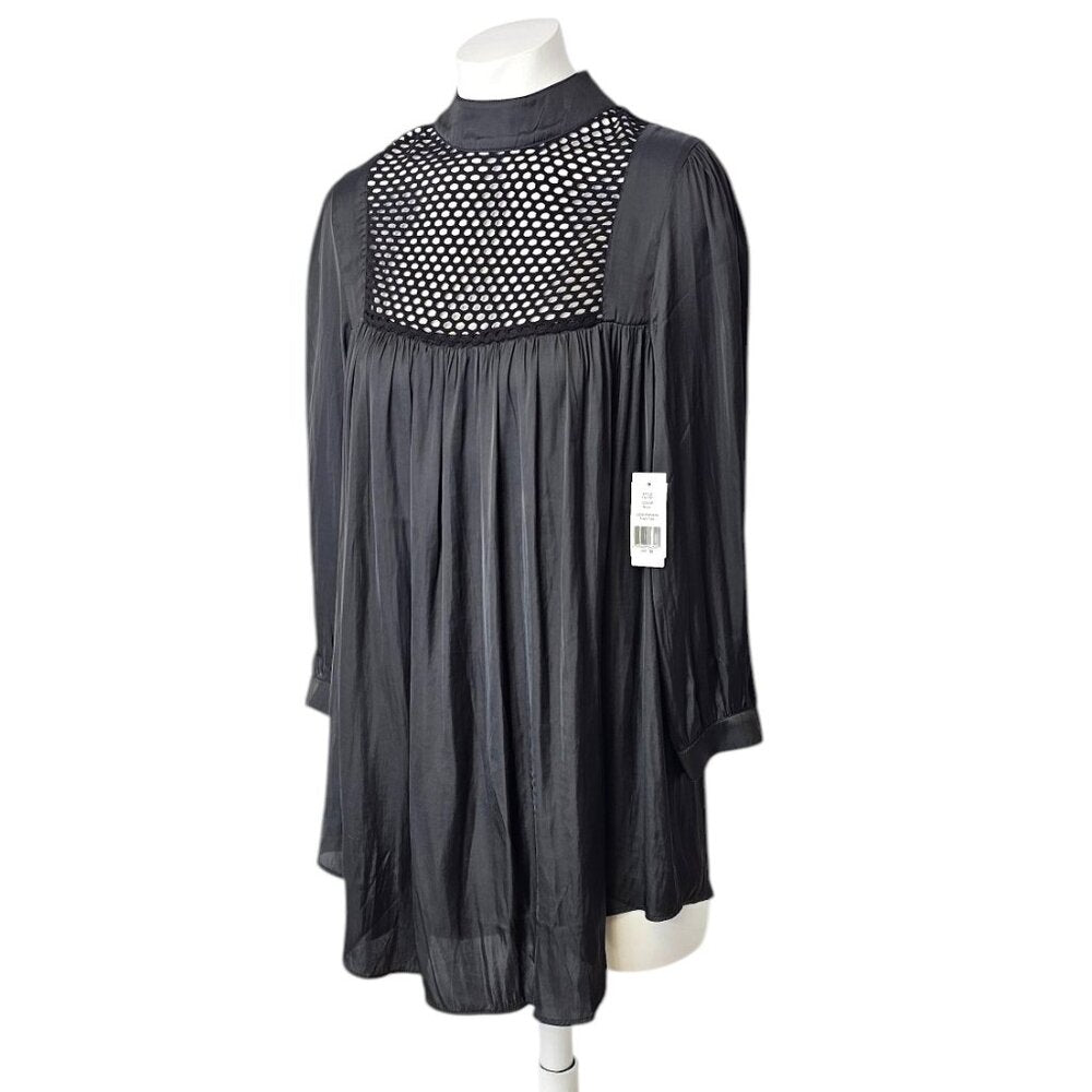 SMYTHE Womens Mock Neck Prairie Tunic