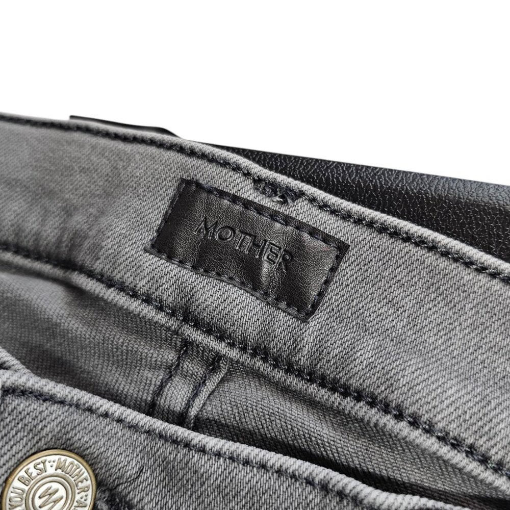 MOTHER The Rascal Mid-Rise Ankle-Fray Jeans