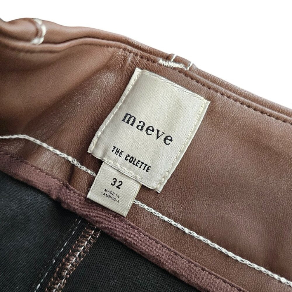 Maeve The Colette Cropped Wide-Leg Pant