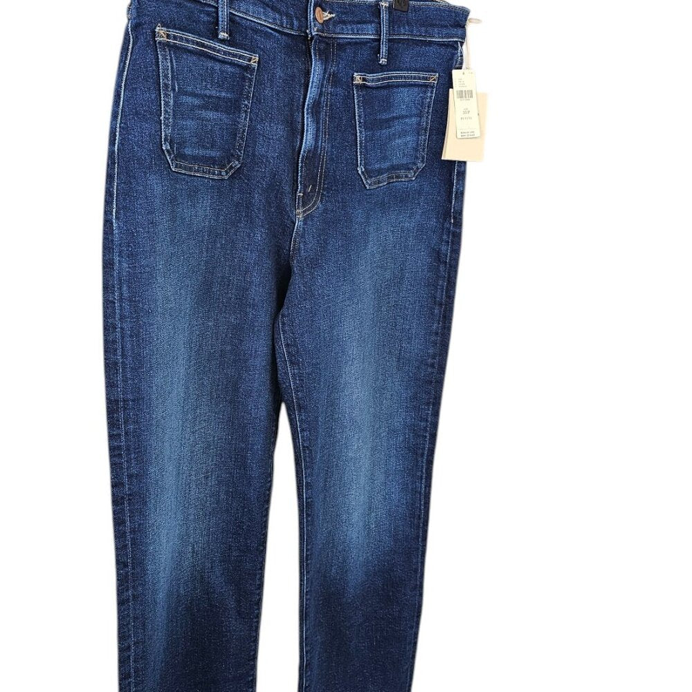 MOTHER The Patch Pocket Rambler Sneak Jeans