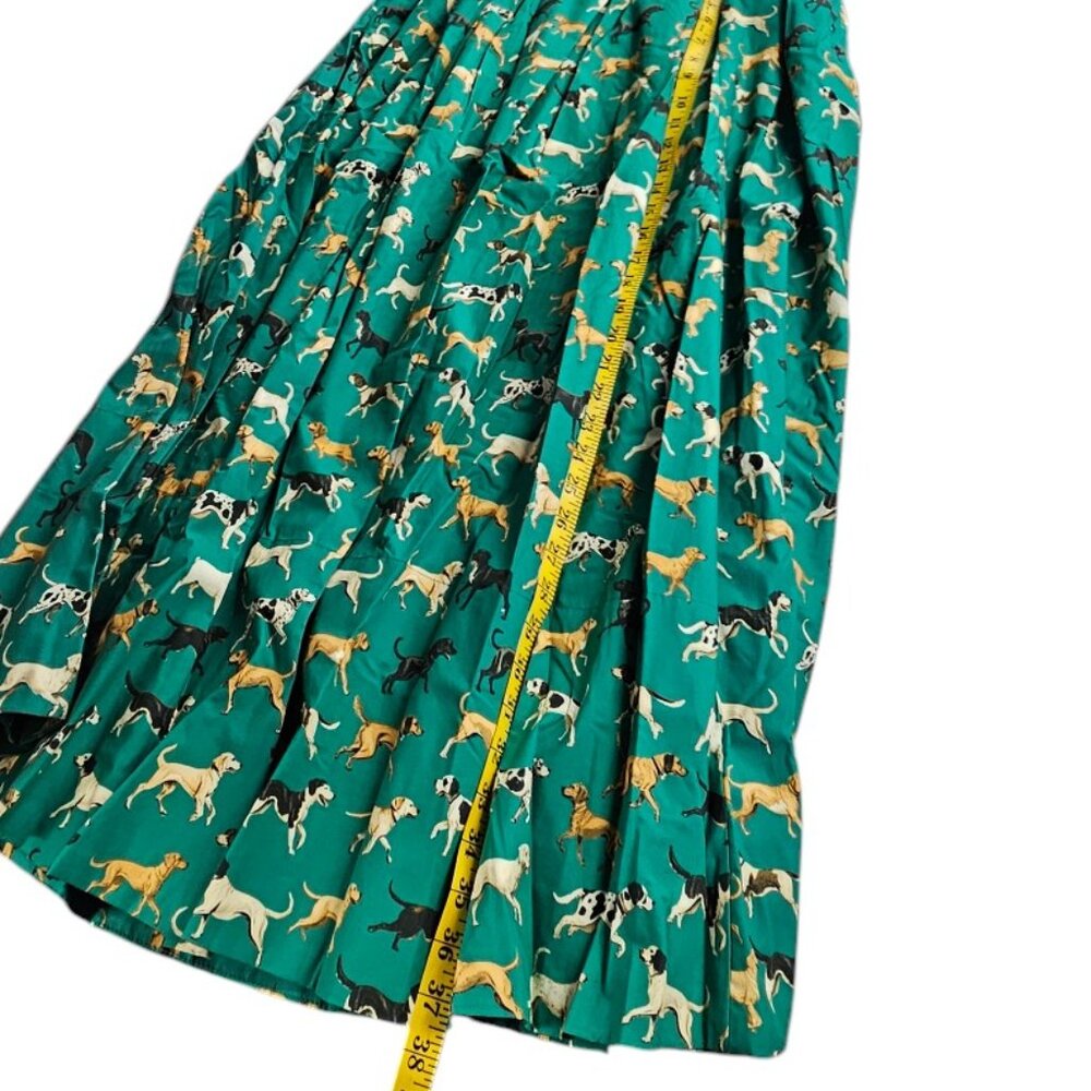Anthropologie Maeve The Jacie Poplin Printed Maxi Skirt
