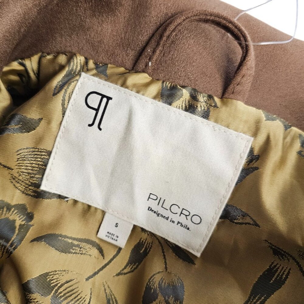 Anthropologie Pilcro The Tillie Relaxed Faux-Suede Shacket