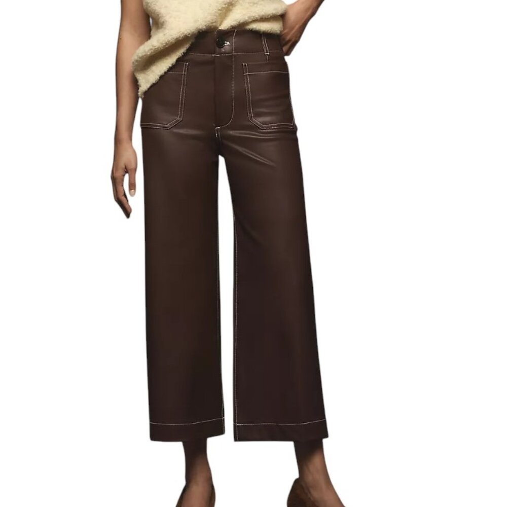 Anthropologie Maeve The Colette Crop Wide-Leg Pants