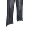 MOTHER Womens The Insider Crop Strep Fray Jeans