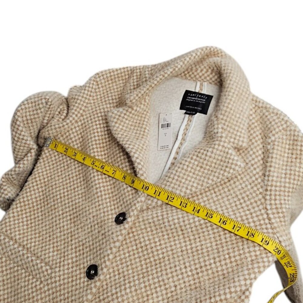 Anthropologie x Sanctuary Hometown Fuzzy Knit Coat
