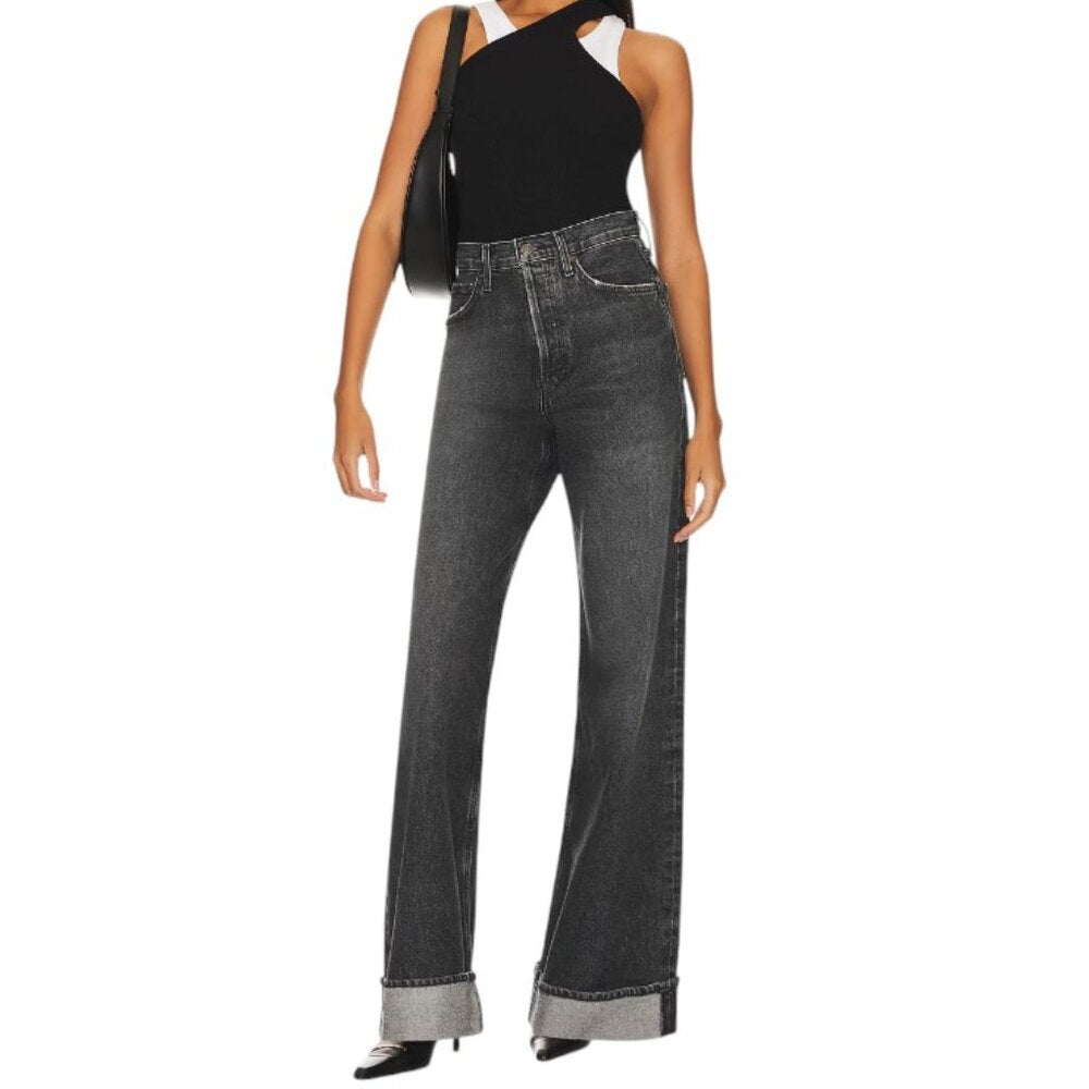 AGOLDE Womens Dame Jeans