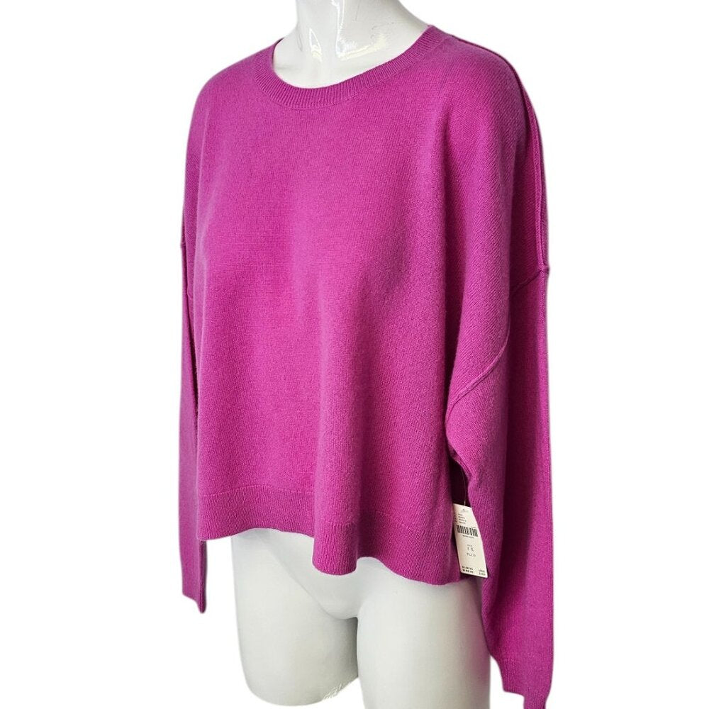 Anthropologie Pilcro The Alani 100% Cashmere Crop Sweater