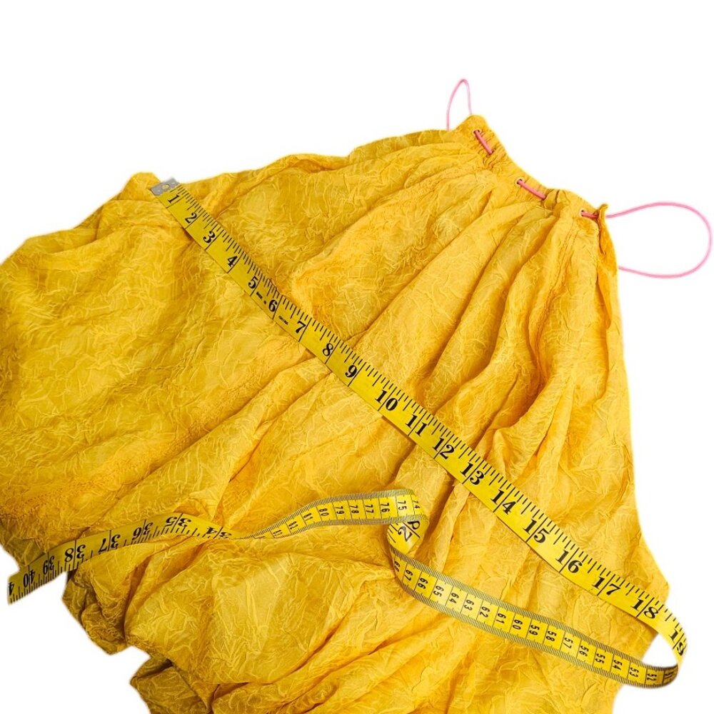 Anthropologie Halter Parachute Bubble-Hem Tank Blouse