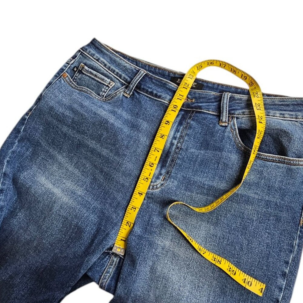 Judy Blue Womens Kick Boot Jeans Cropped