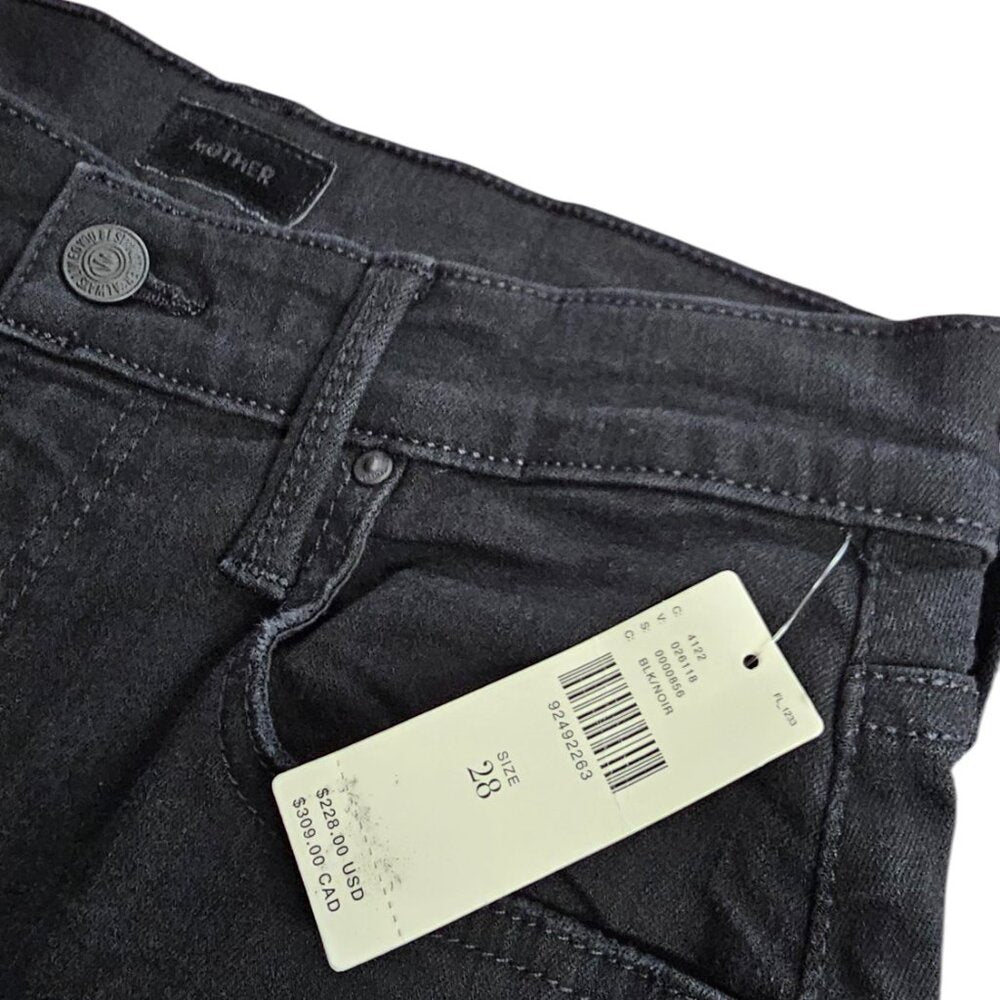 MOTHER The Rambler High-Rise Straight-Leg Ankle Jeans