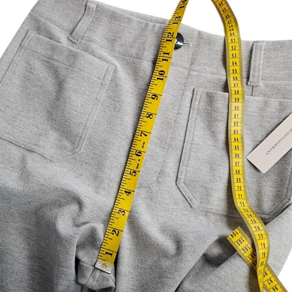 Anthropologie Maeve The Colette Brushed Knit Crop Wide-Leg Pants