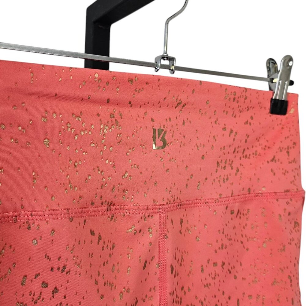 Buffbunny Collection Coral Metallic Shimmer Athletic Shorts
