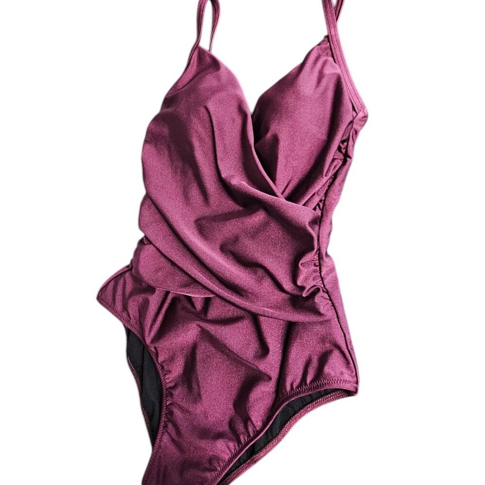 Profile by Gottex One Piece Wrap Swimsuit