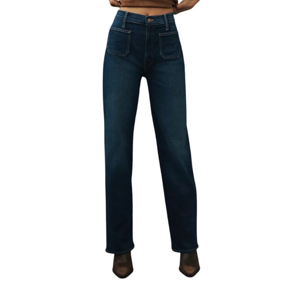 MOTHER The Patch Pocket Rambler Sneak Jeans