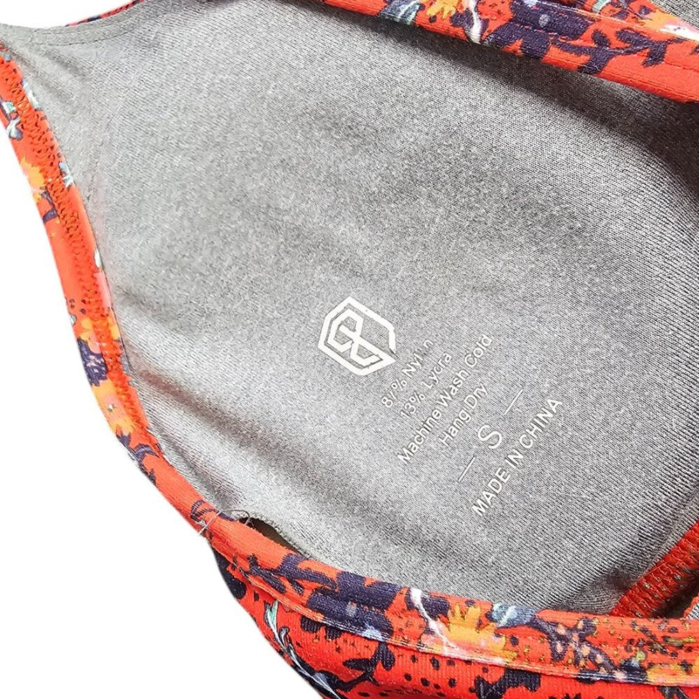 Born Primitive Floral Strappy Back Sports Bra