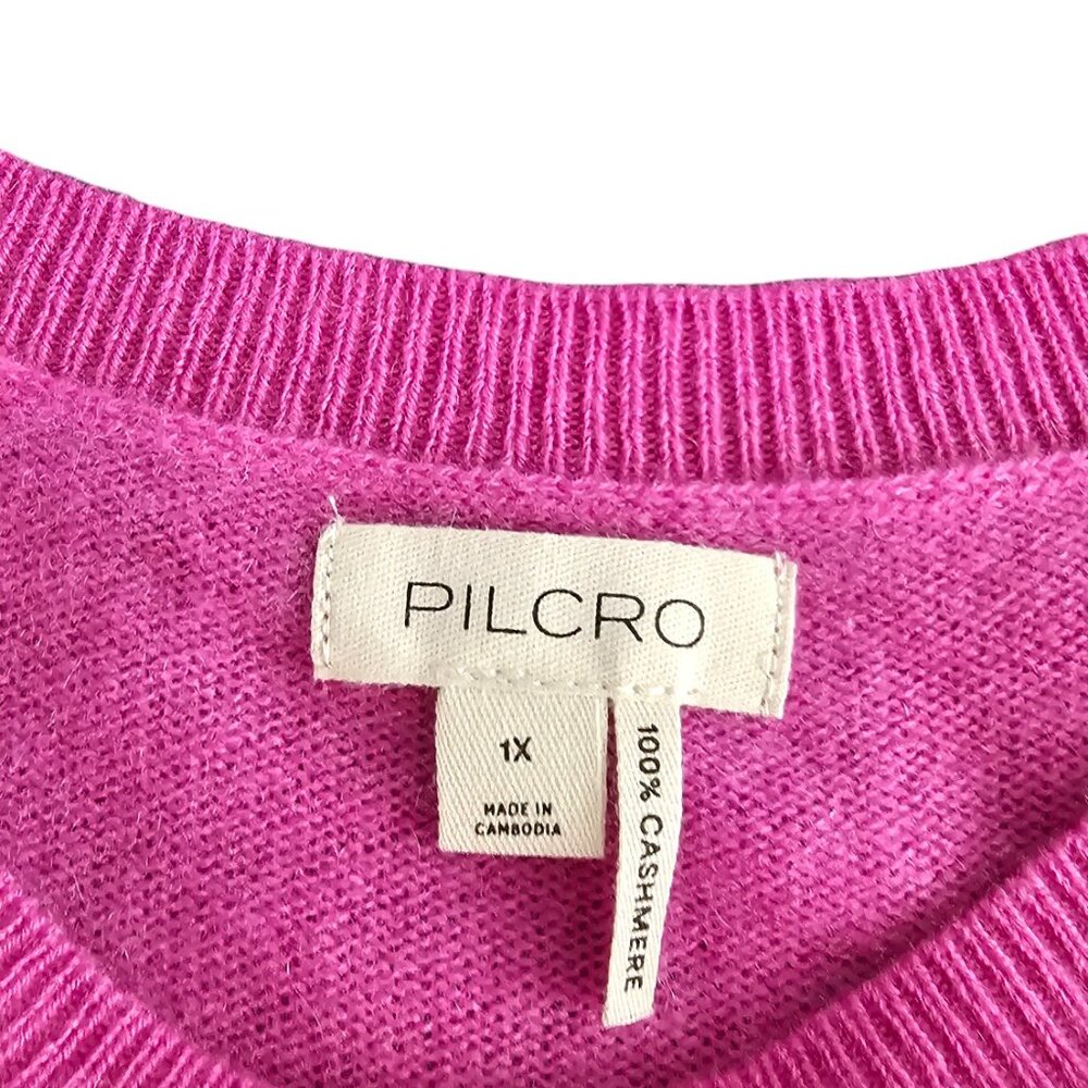 Anthropologie Pilcro The Alani 100% Cashmere Crop Sweater