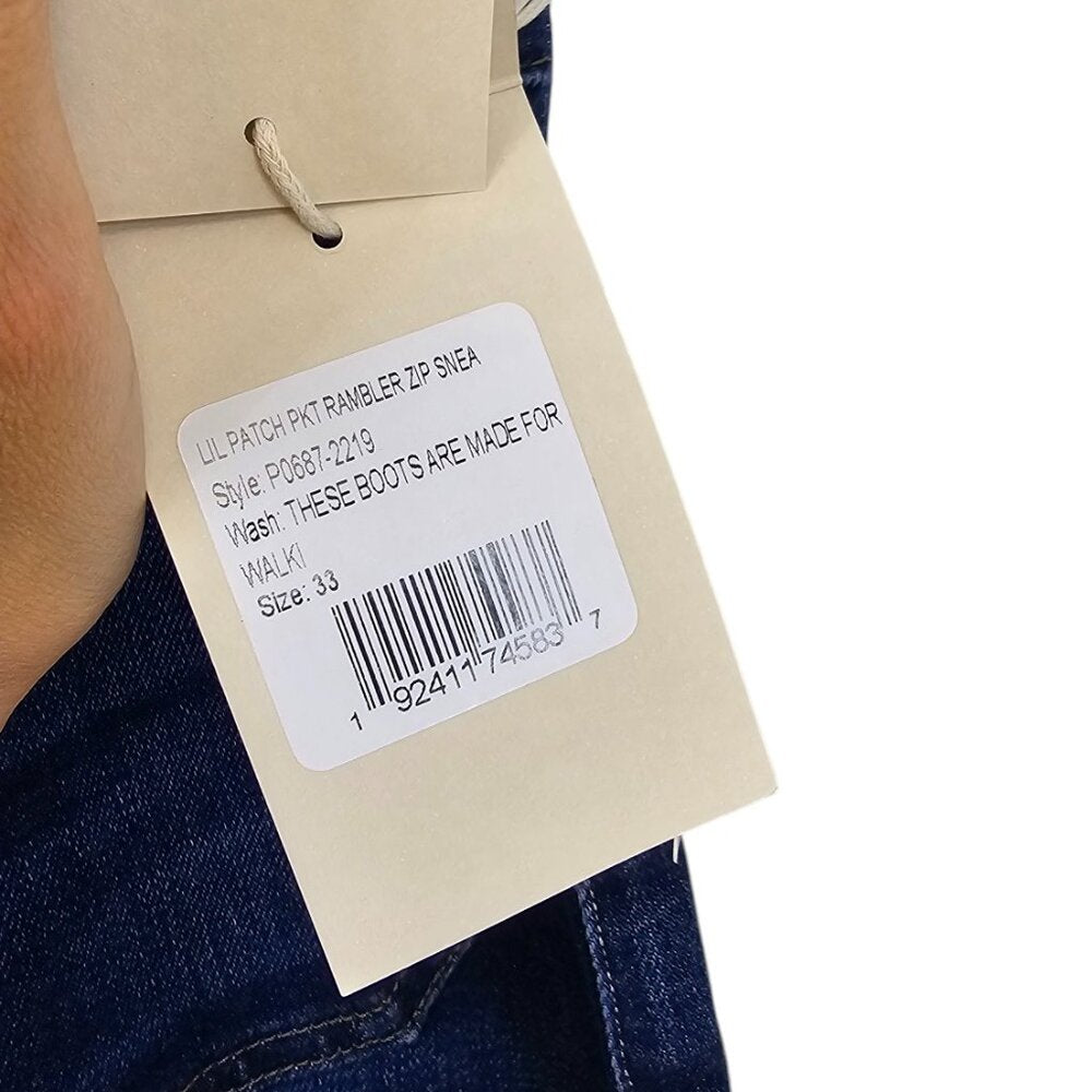 MOTHER The Patch Pocket Rambler Sneak Jeans