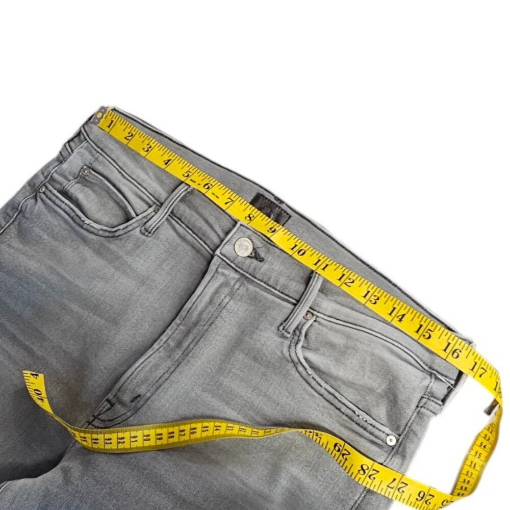 MOTHER The Rascal Mid-Rise Ankle-Fray Jeans