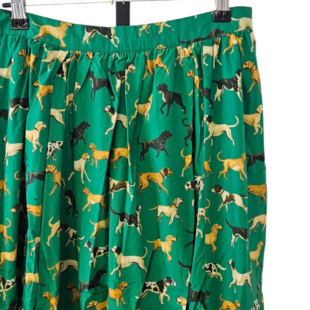 Anthropologie Maeve The Jacie Poplin Printed Maxi Skirt