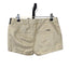Abercrombie & Fitch Womens Gold Metallic, Cream Shorts