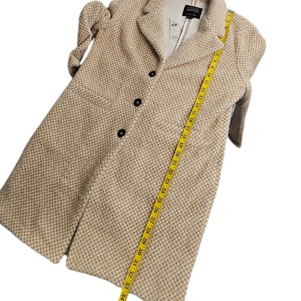 Anthropologie x Sanctuary Hometown Fuzzy Knit Coat