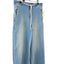 Anthropologie Pilcro Denim-Knit Pull-On High-Rise Wide-Leg Pants