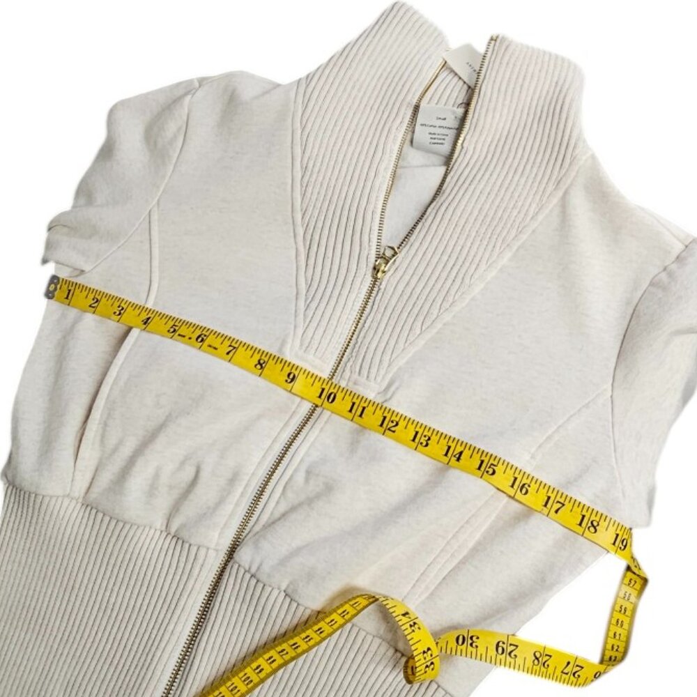 Anthropologie Varley Alisa Knit Zip-Up Jacket