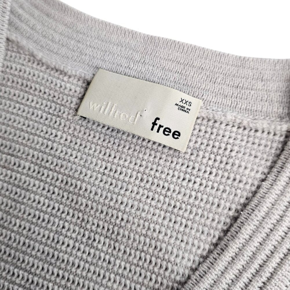 100% Merino Wool Knit Oversized V-Neck Sweater